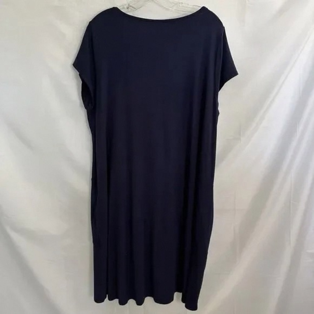 Eileen Fisher Midnight Blue Mini Dress - Picture 5 of 5